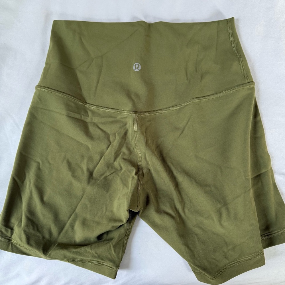 lululemon athletica Sage Green Bike Shorts